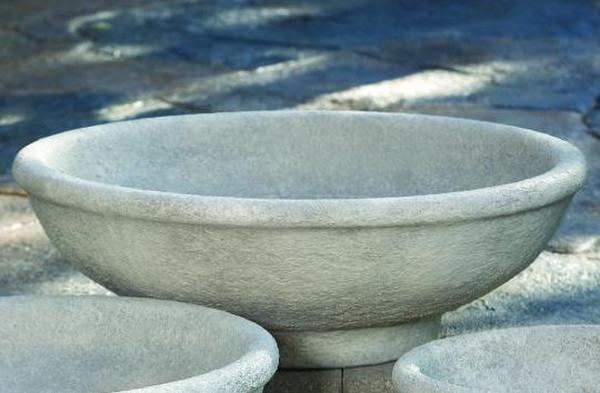 Low Bowl Planter Large Scale Pot with Drain hole comes in three Sizes